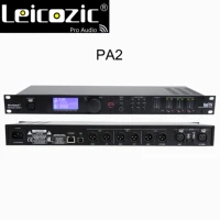 leicozic pa2 complete loudspeaker management system 2 in 6 out dsp digital processor professional stage sound equipment