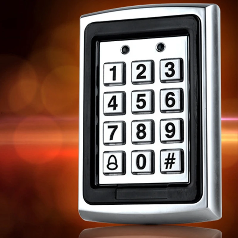 Водонепроницаемая металлическая RFID Клавиатура для контроля доступа считыватель