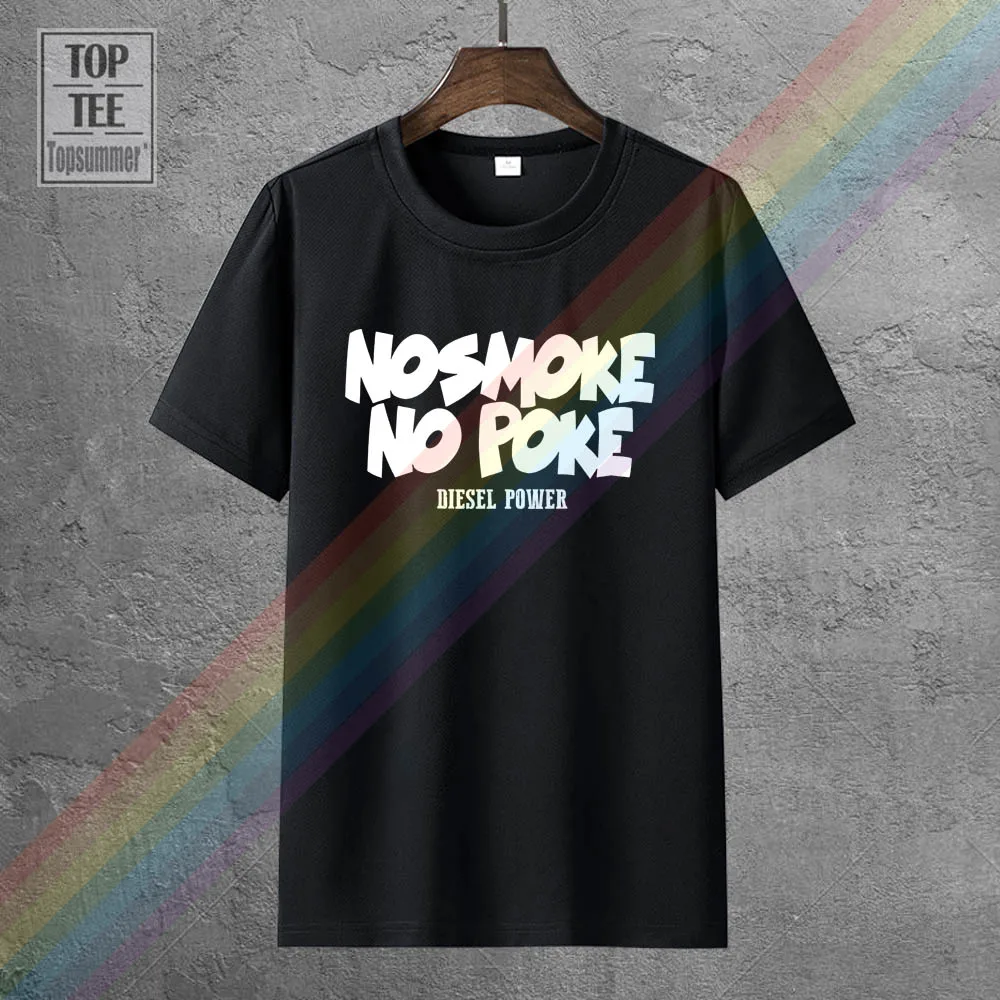

No Smoke No Poke Diesel Power Tdi Mens T Shirt Christmas Gift Dad Dark Gray