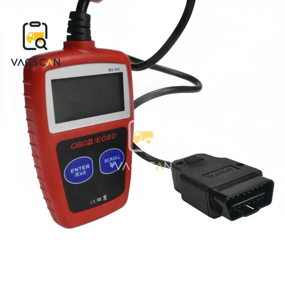 Считыватель кодов автомобиля MS309 CAN BUS OBD2 EOBD OBD II диагностический инструмент MS 309