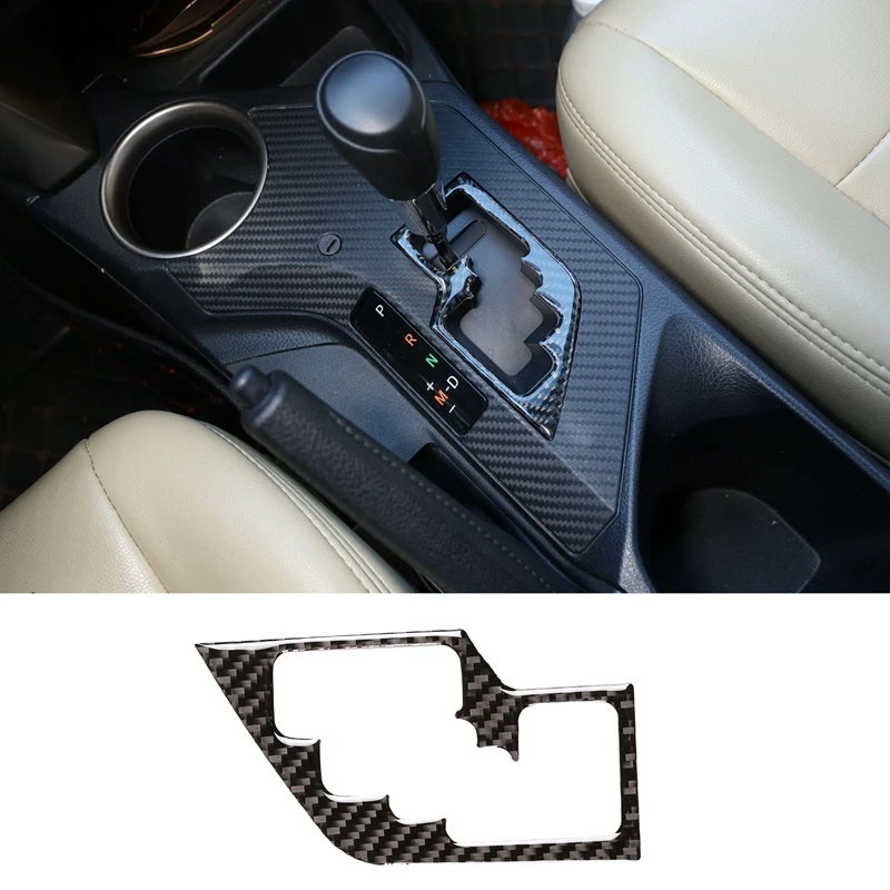

Carbon Fiber ABS Gear Shift Panel Handbrake Knob Cover Trim for Toyota RAV4 2015-2019 Car Styling Stickers