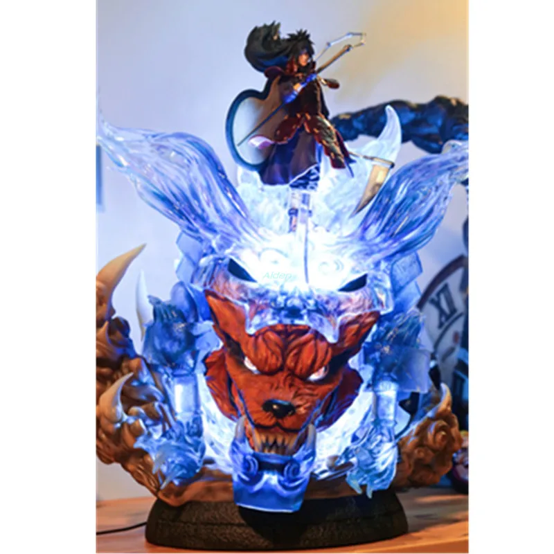 2" Наруто статуя Мадара Учиха бюст Susanoo полноразмерный Портрет с светодиодный свет GK экшн Коллекционная модель игрушечная коробка 62 см Z2578