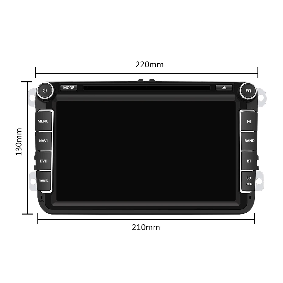 8 ядерный 4G ram 64G Android 9,0 2 DIN Автомобильный dvd-плеер gps для VW/GOLF 5 6/Polo/Passat/CC/B6/B7/Skoda/SEAT/Leon автомобильный радио мультимедиа