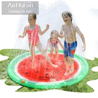 airmyfun watermelon sprinkle splash play mat fun outdoor party sprinkler toy for kids splash pad sprinkler for toddlers play