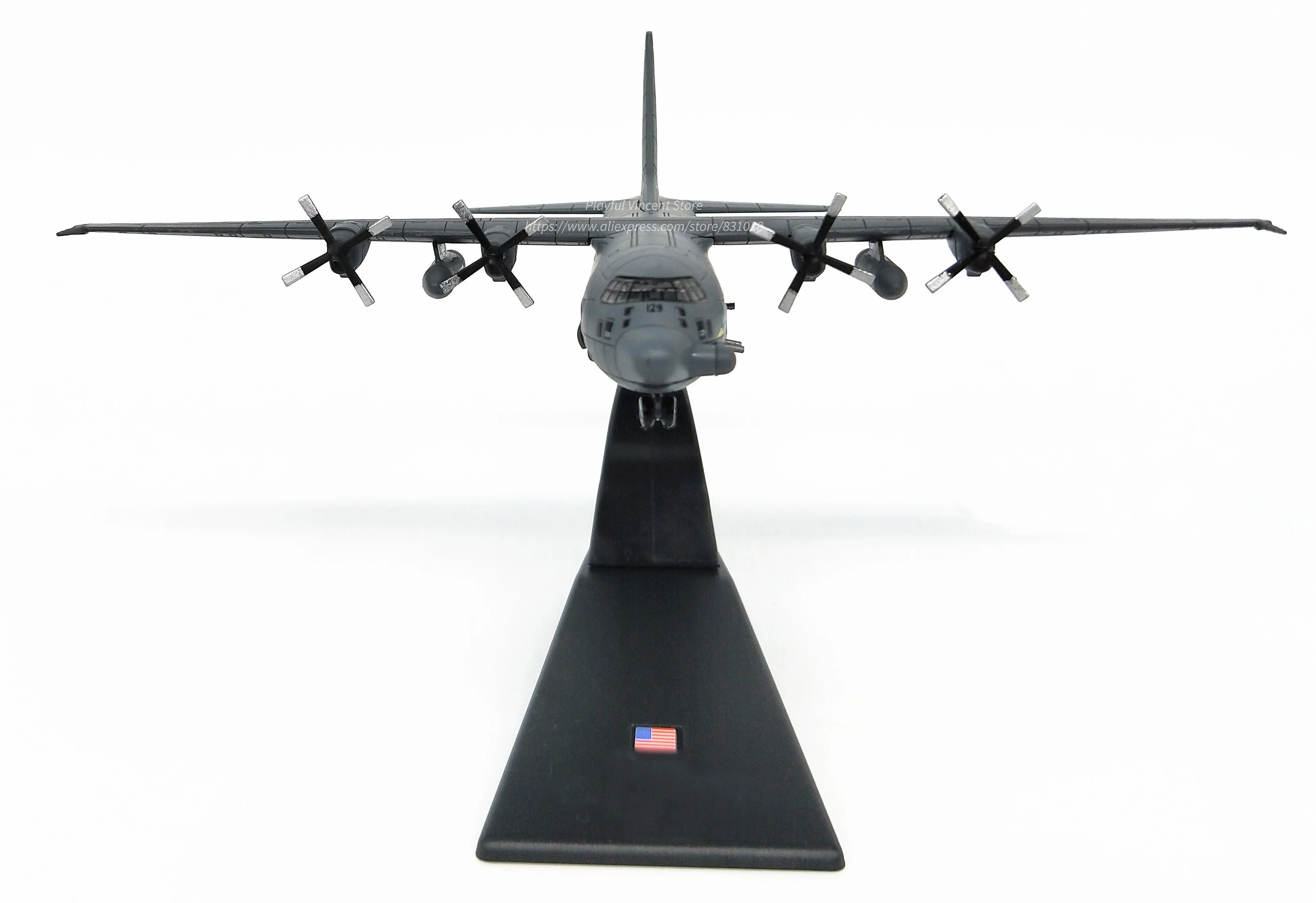 Редкие Специальное предложение 1:200 Американский AC130 Воздушный пистолет лодка транспортный самолет военная модель из сплава коллекция