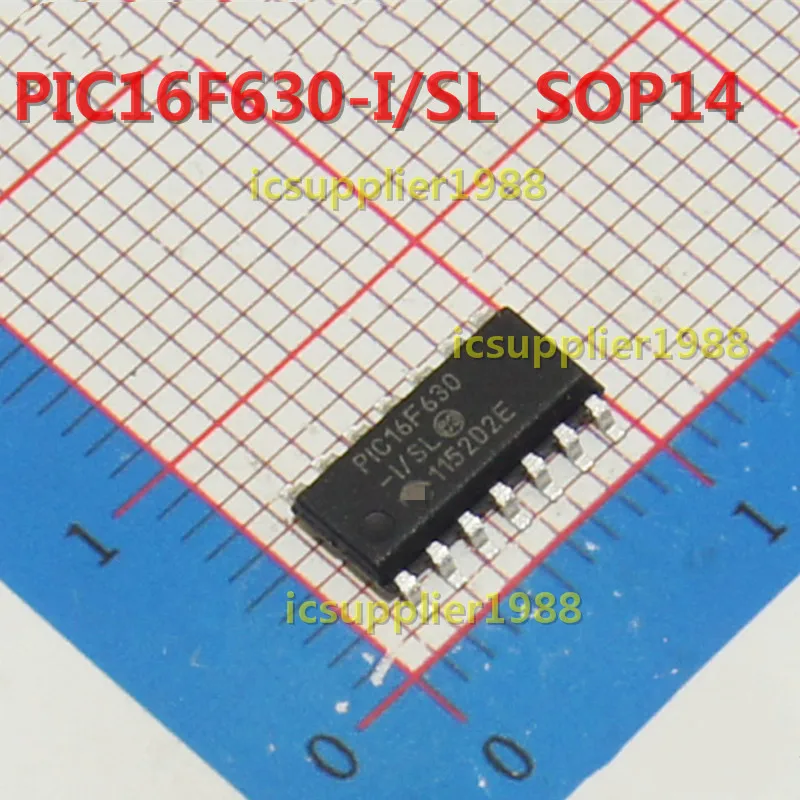 

PIC16F630-I/SL 1,75 КБ 20 МГц 8-битный SOIC SOP14 10 шт./лот