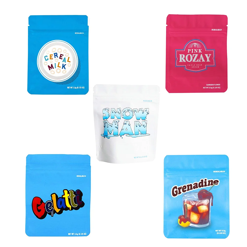 25 шт. Новый куки Калифорния Mylar Resealable Упаковка Сумка Многоразового стойкой сумки