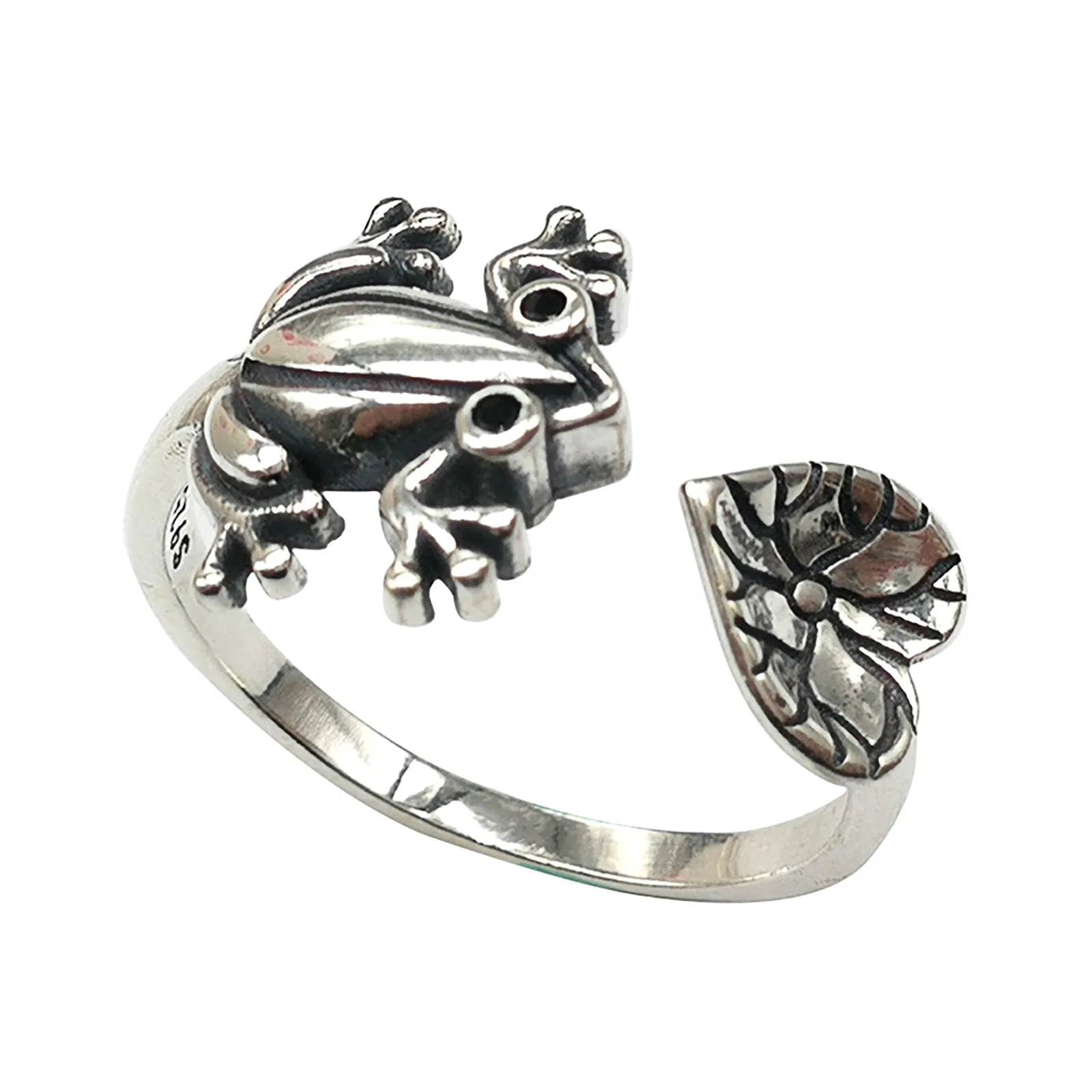 2021 Sterling Silver Heart Necklace Ring Bracelet Earrings Jewelry Set for Women Fashion Frog Accessories | Украшения и