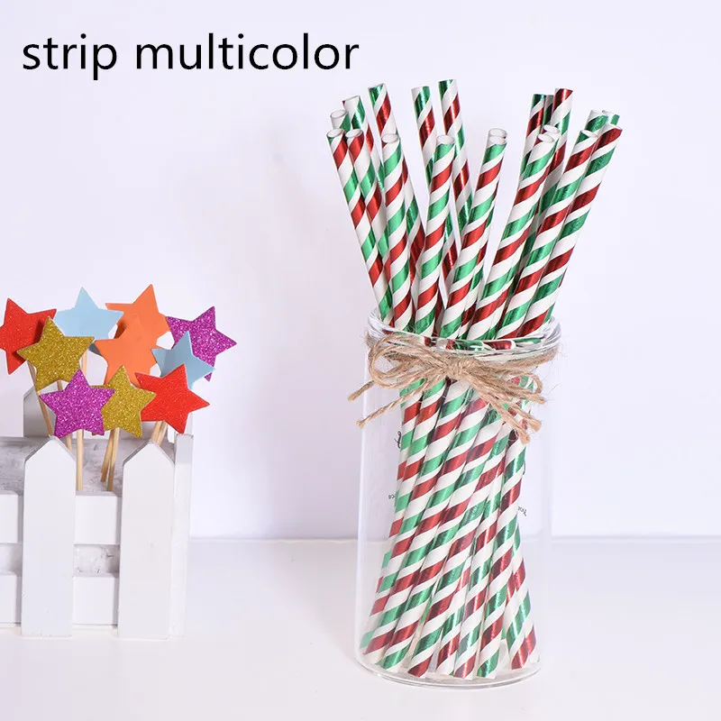 hot multicolor 25 шт eco-friendly зеленый бамбук бумажные, с пандой соломинки для дня рождения Свадебная вечеринка Baby Shower украшения событие для питьевой воды - Цвет: hot multicolor