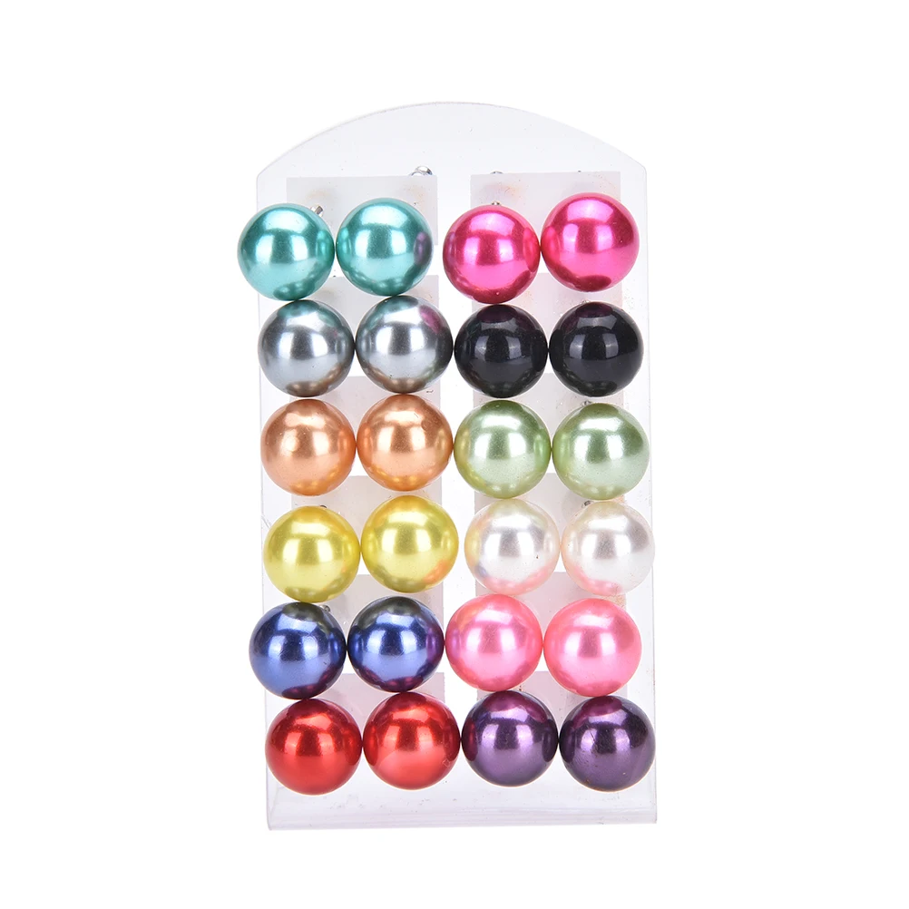 Жемчужные Двойные серьги-гвоздики Двухсторонние серьги для женщин двойные