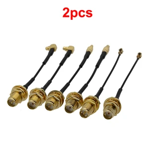 2 шт. VT5804 5805 MMCX прямойизгиб IPEX для SMARP-SMA женский антенный соединительный кабель Удлинительный шнур для адаптера радиоуправляемого FPV дрона