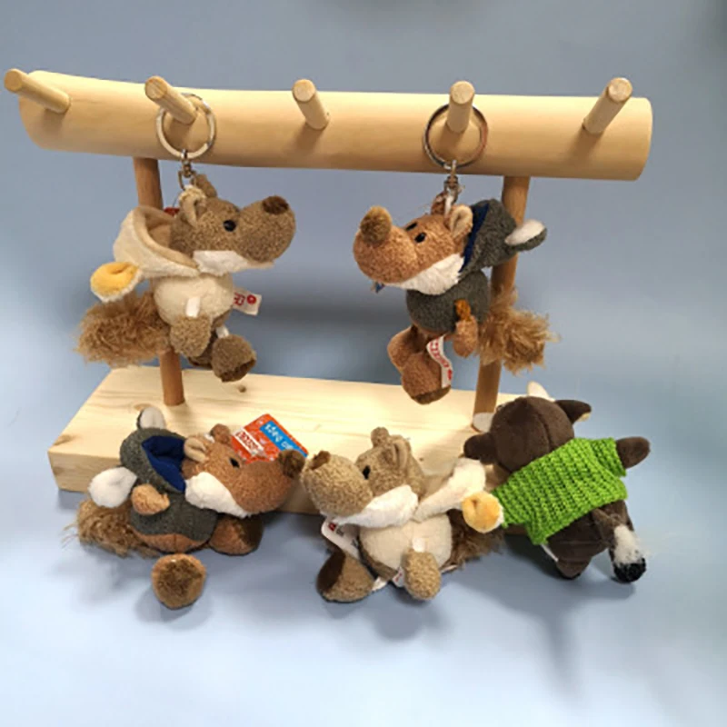 

Lateefah Casual Wolf with Sheep Cloth Plush Key ring Trinket Wolf Key ring Toys for Kids BirthdayGifts