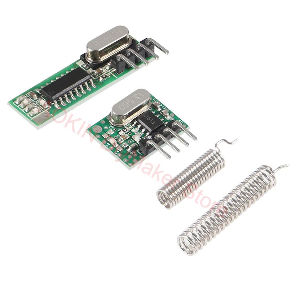 433 Mhz Superheterodyne RF Receiver and Transmitter Module 433Mhz Remote controls For Arduino uno Wireless module Diy Kits