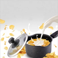 baby food supplement small milk pot thickening iron 16cm baby hot milk cooking noodles cast iron pot non stick pot