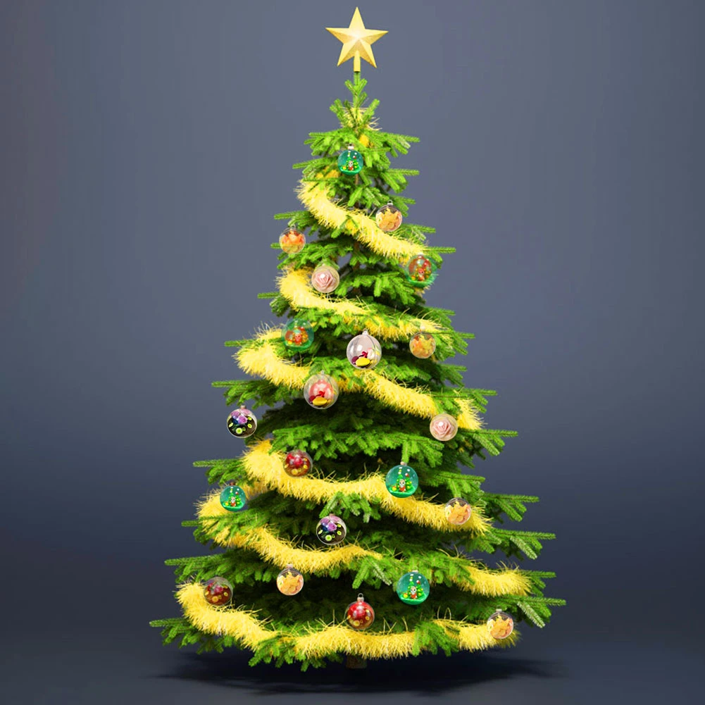 20 шт Рождественская елка украшение подарок коробки для конфет DIY шар прозрачный