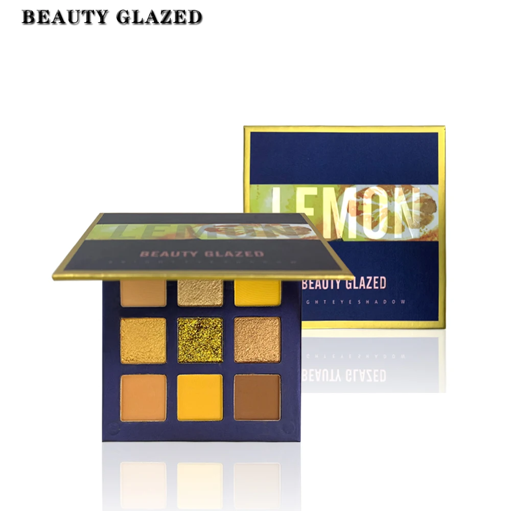 Beauty Glazed 9 цветов блестящие матовые тени для век палитра макияжа пигментные