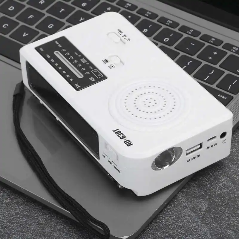 RD638 ABS аварийное многофункциональное ручное радио на солнечной энергии с