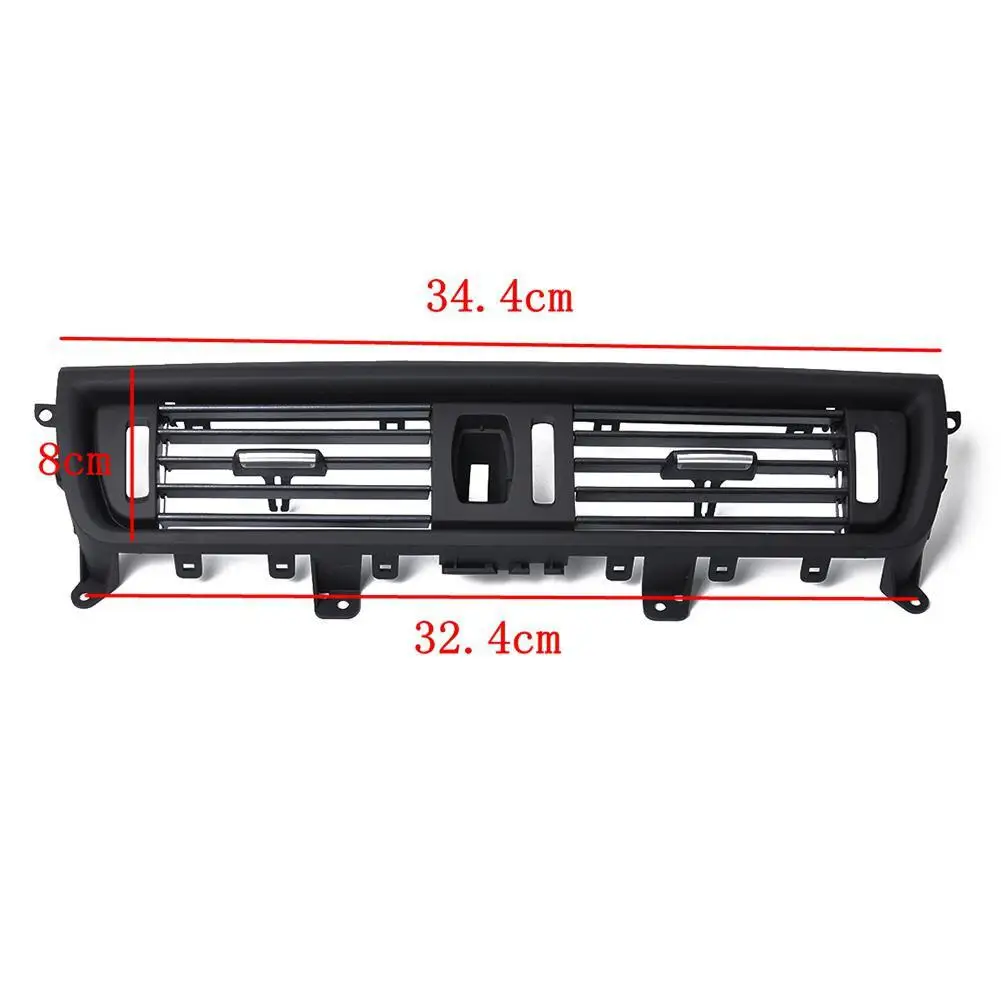 

Front Console Grill Dash AC Air Vent Replacement ABS Black with Installation Tools for BMW 5 Series 523 528 530 64229166885