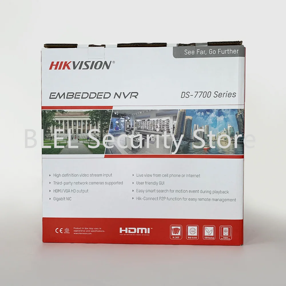 Hikvision 32CH 4K NVR DS-7732NI-I4 16CH H.265 для IP-камеры с поддержкой двустороннего аудио 12MP P2P APP IPC