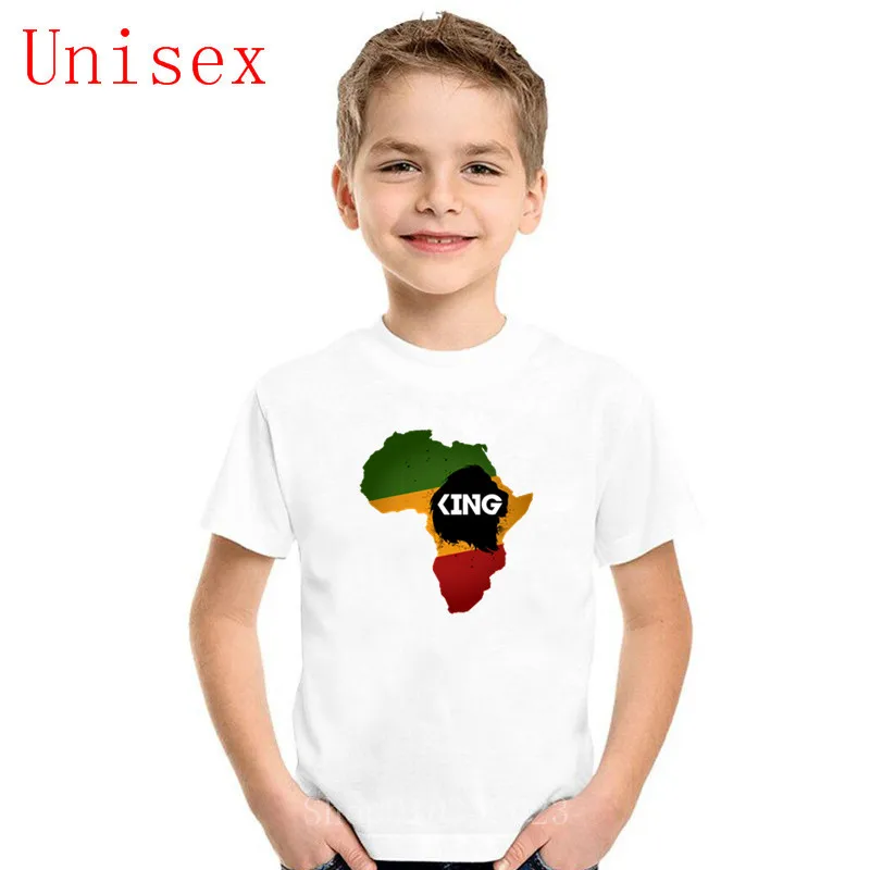 Футболка Rasta Rastafari с принтом короля льва и Африканского флага детская Забавная