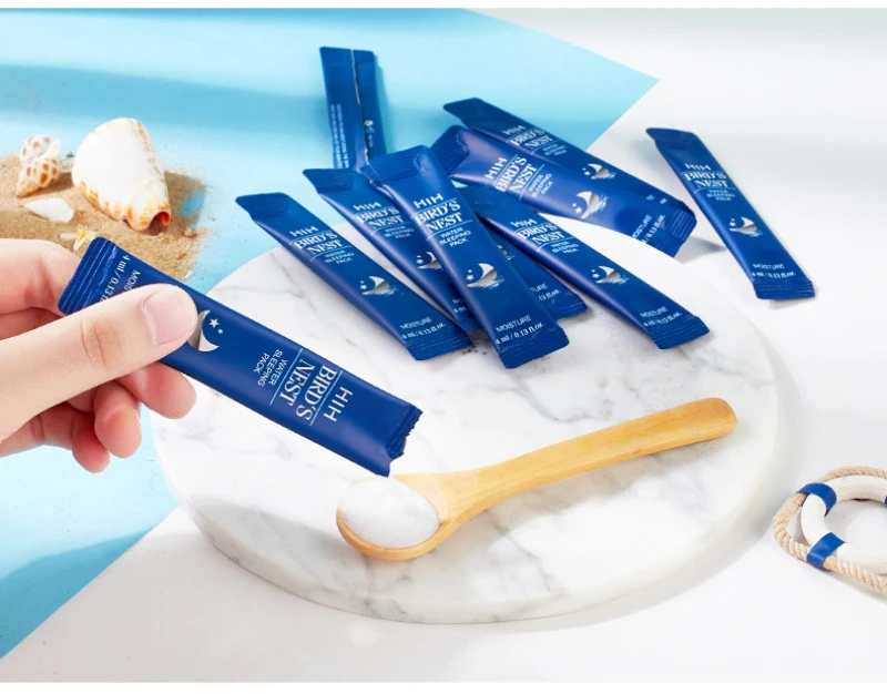 Маска для сна непромокаемая охлаждающая океанская Птичье гнездо 20 шт. средство