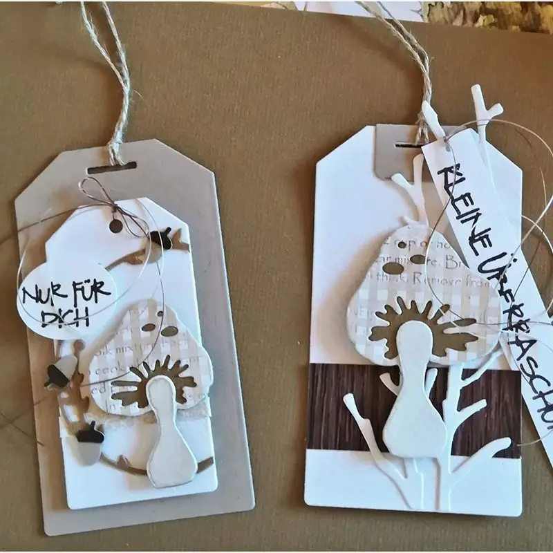 Грибы металлические режущие штампы Трафаретный Скрапбукинг DIY штамп для