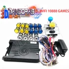 3D Wi-Fi Pandora Сага EX Box 10888 в 1 Набор для самостоятельной сборки копия Sanwa Джойстик и кнопки игровая консоль аркадный шкаф машина 2 игры 10888