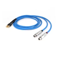 hifi rca to xlr balanced female plug audio cable cross audio amplifier cd dvd player rca interconnect cable