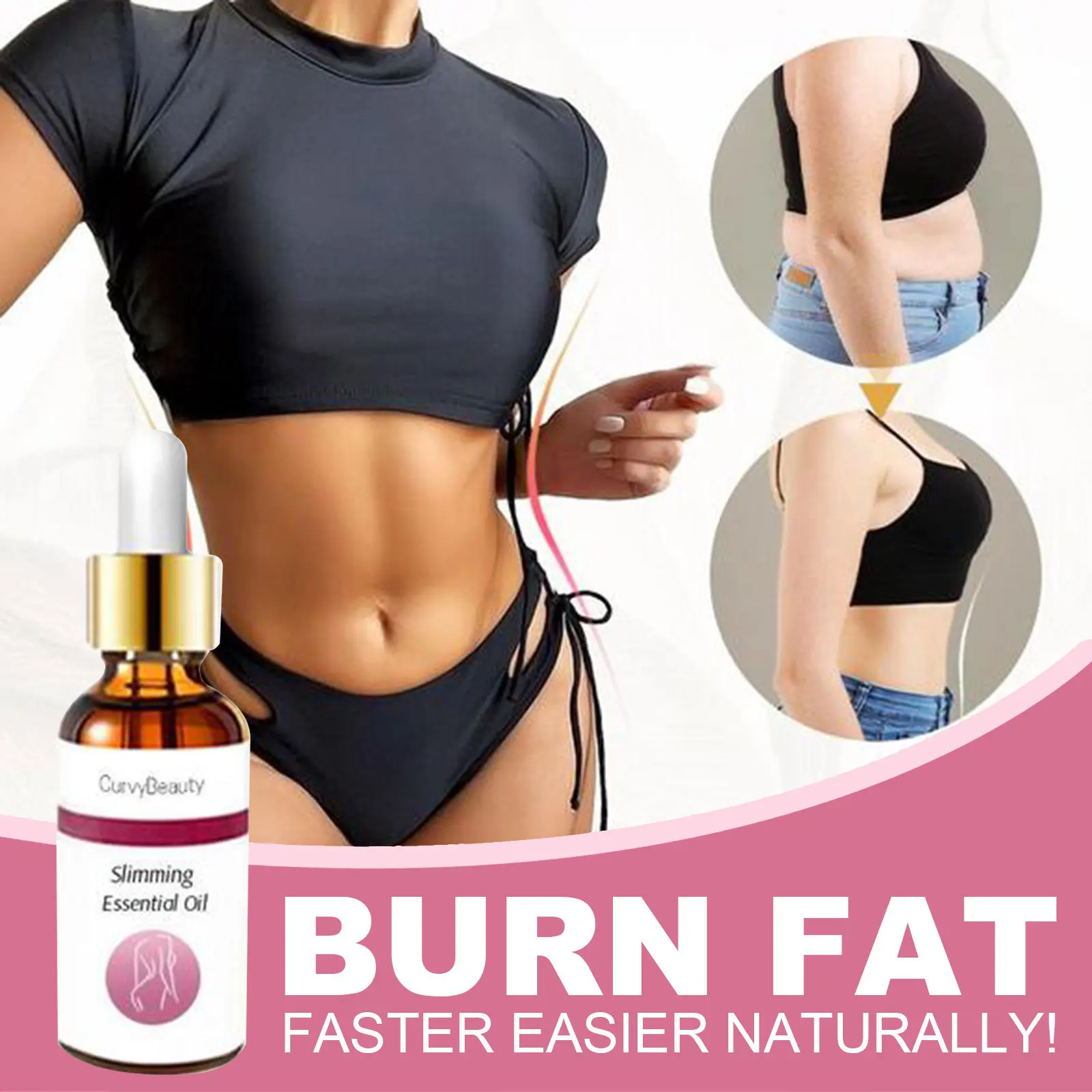 

Slimming Losing Weight Essential Oils Thin Leg Waist Fat Burning Pure Natural Weight Loss Product Essential Oil Wh998