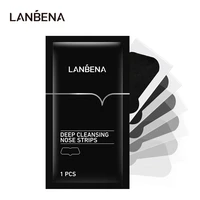 lanbena blackhead remover deep nose pore cleasing strip nose sticker pig nose mask charcoal pore strip deep clean cleaner mask