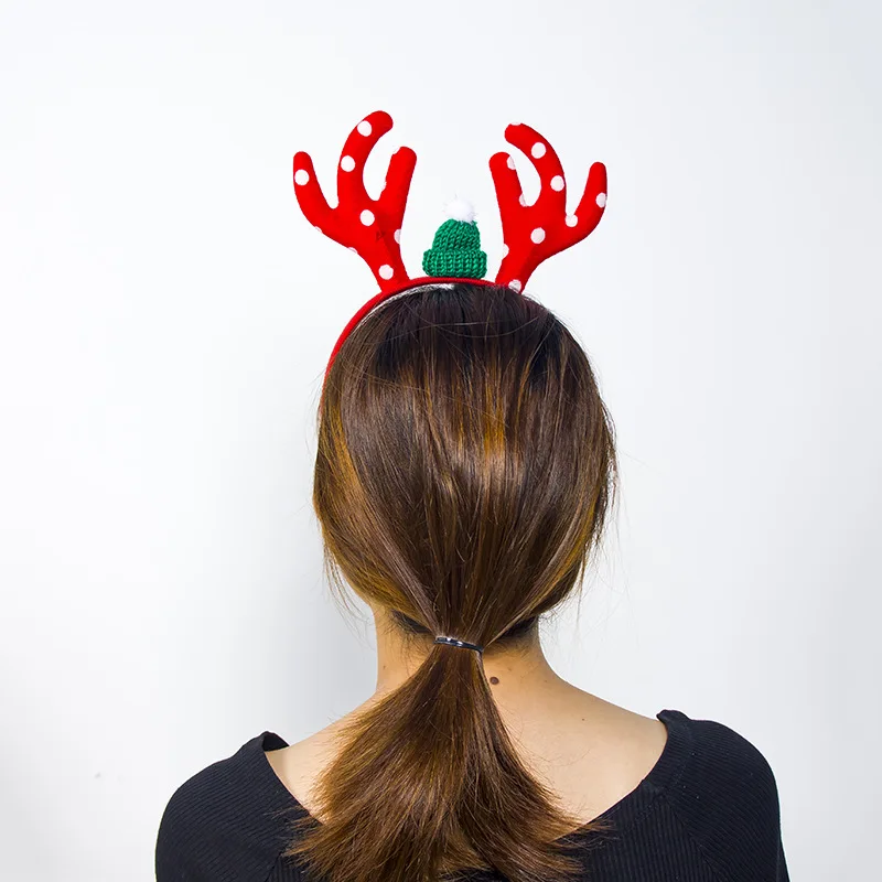Navidad Санта Клаус головная повязка рождественские игрушки украшение для детей подарок головная повязка, аксессуары для волос новогодняя елка