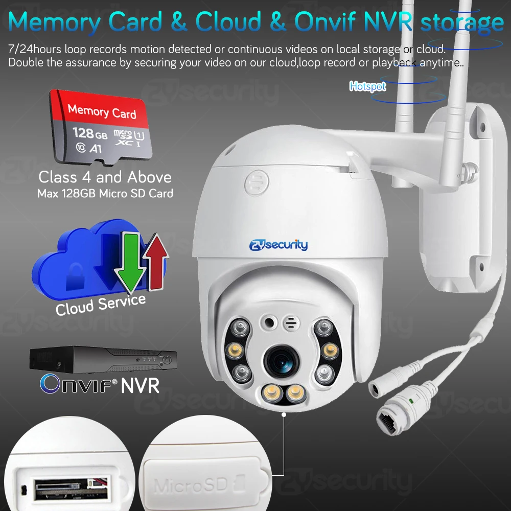 1080p WiFi PTZ IP камера Outdooor беспроводная домашняя безопасность скорость купольная CCTV камера безопасности Авто трек домофон видео наблюдение