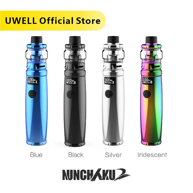 Набор для вейпа UWELL Nunchaku 2 100 Вт 5 мл бак нунчаку с сетчатой катушкой поддержкой