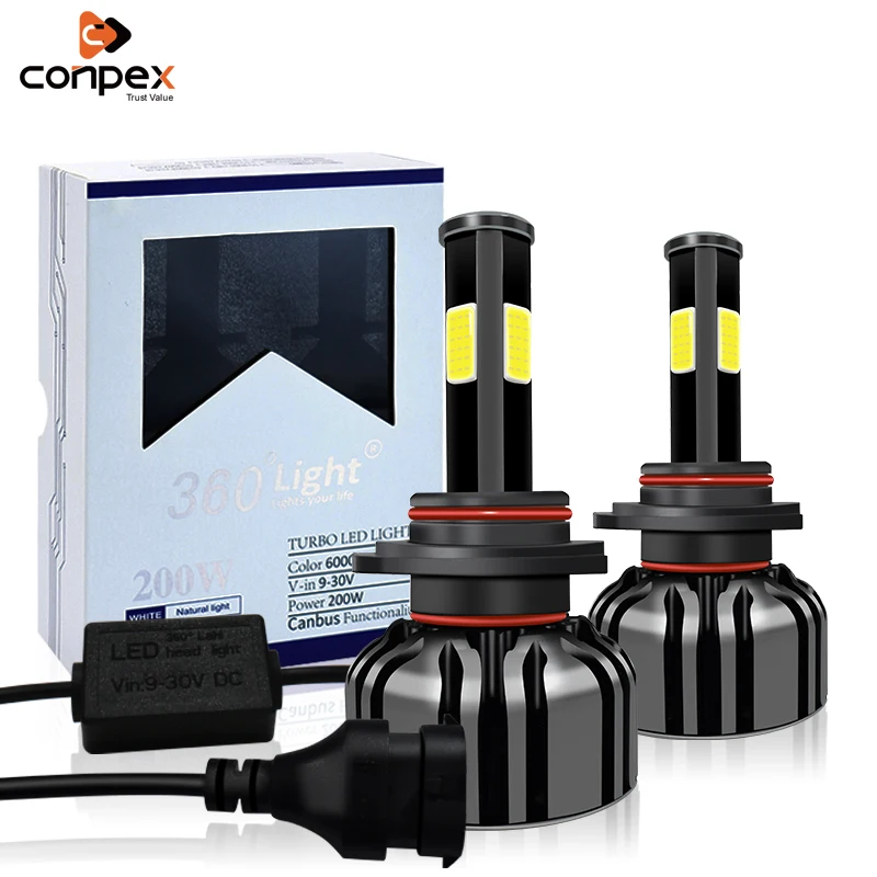 Conpex 56w H7 автомобилей головной светильник светодиодный canbus H4 5800LM автомобильные