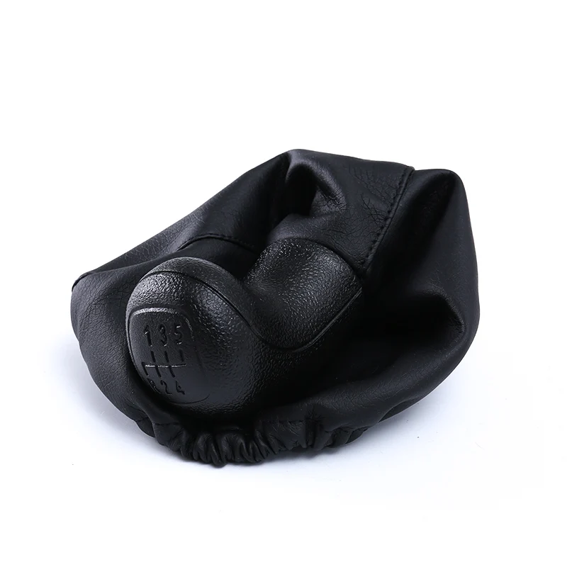 

Car Gear Shift black Collars Manual Shifter Gear Shift Boot Cover Be ABS+leather applicable for for Jetta 13-15