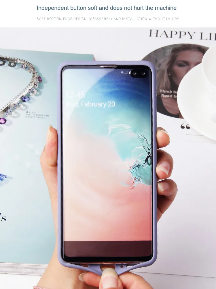 Роскошный яркий цвет для Samsung Galaxy A70 A50 A60 A30 M30 M20 M10 A20E A750 S10 Lite Plus силиконовый мягкий