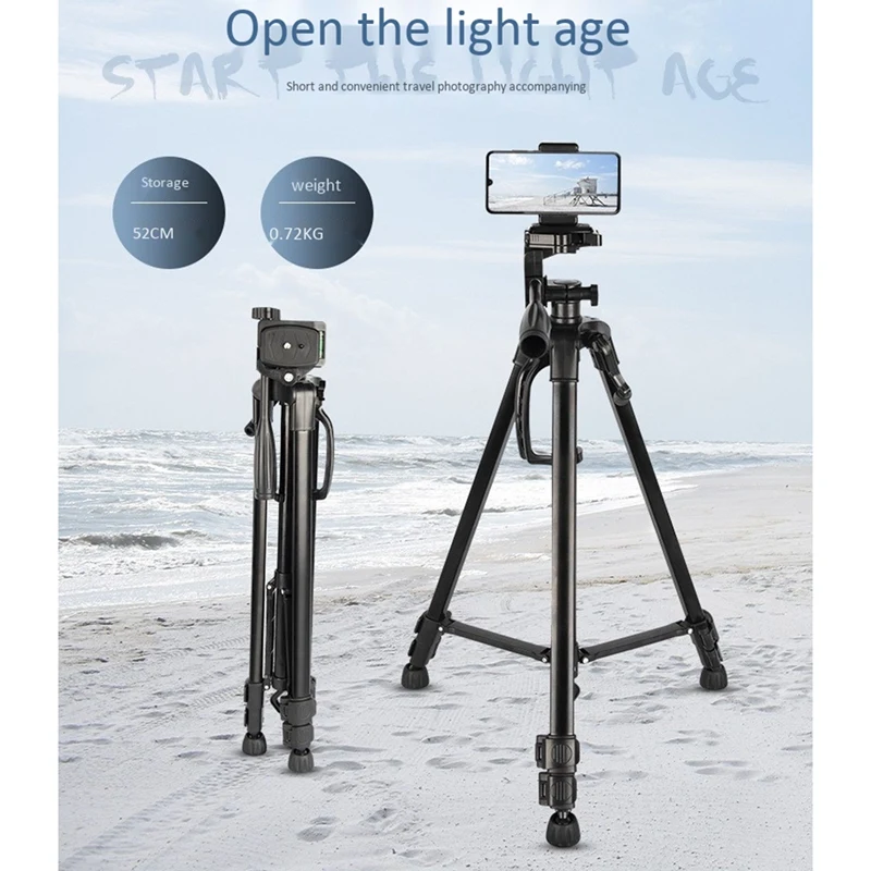 

RISE-Phone Stand 10-Inch Ring Light Tripod, Lifting Ring Light with Stand for Live Broadcast, Makeup, Photography,