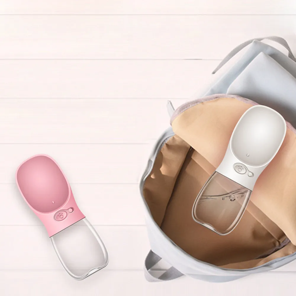 Портативная бутылка для воды собак маленьких и больших дорожная поилка щенков