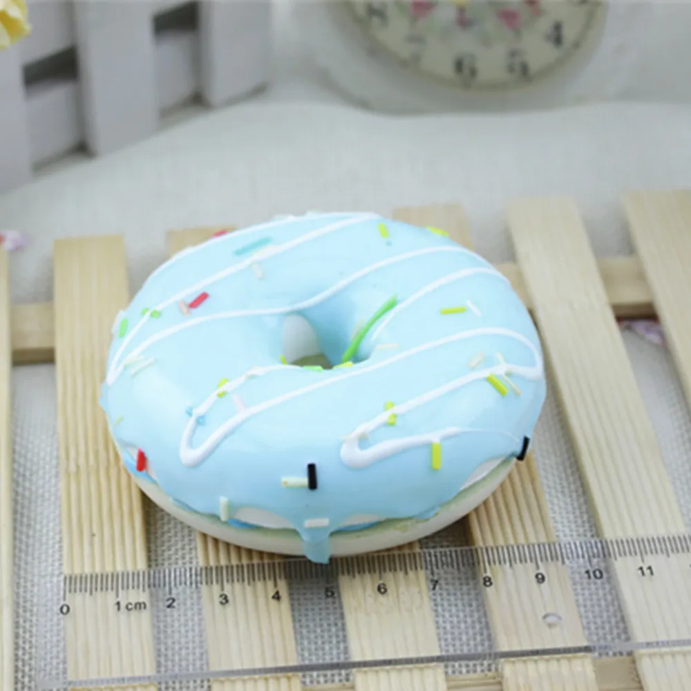 

Simulation Doughnut Squishy Squeeze Stress Reliever Soft Colourful Doughnut Scented Slow Rising Toys Birthday Present Brain Game