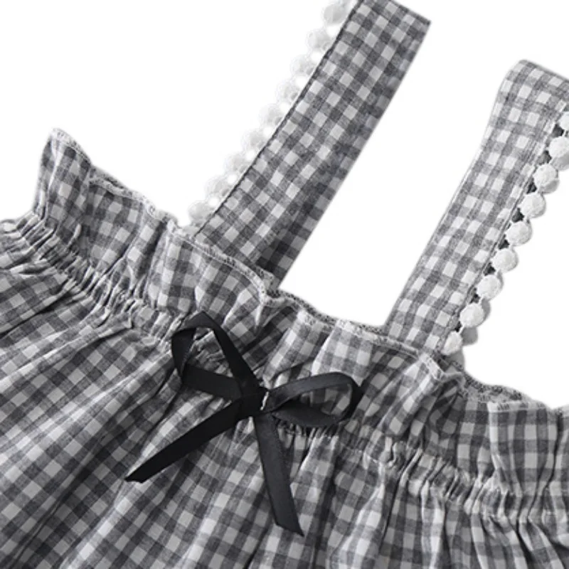 

Rompers Clothes Sets Bow Top+Polka Dot Briefs+Head band 3pcs Sleeveless Outfits Set Summer Fashion Baby Girls