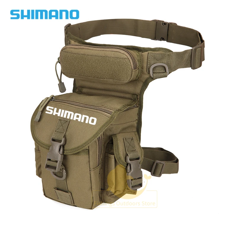 

Shimano New Men Camouflage Tactical Leg Bag Outdoor Mountaineering Waist Bag Fishing Riding Leg Bag Photography Sports Leg Bag