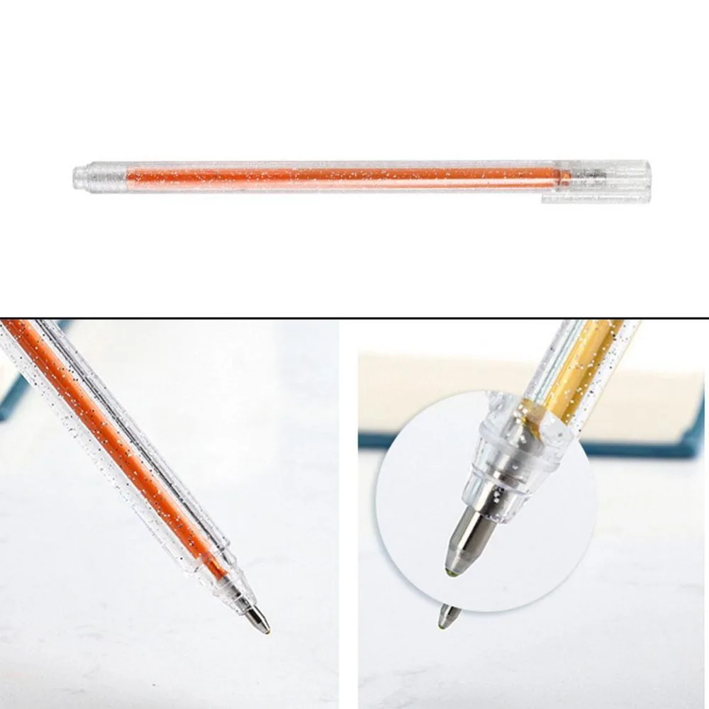 8Pcs Color Pen Gel Pen Color Pen Shiny Highlighter for Adult Crafting Doodling Drawing Student flashing Cute Highlighter