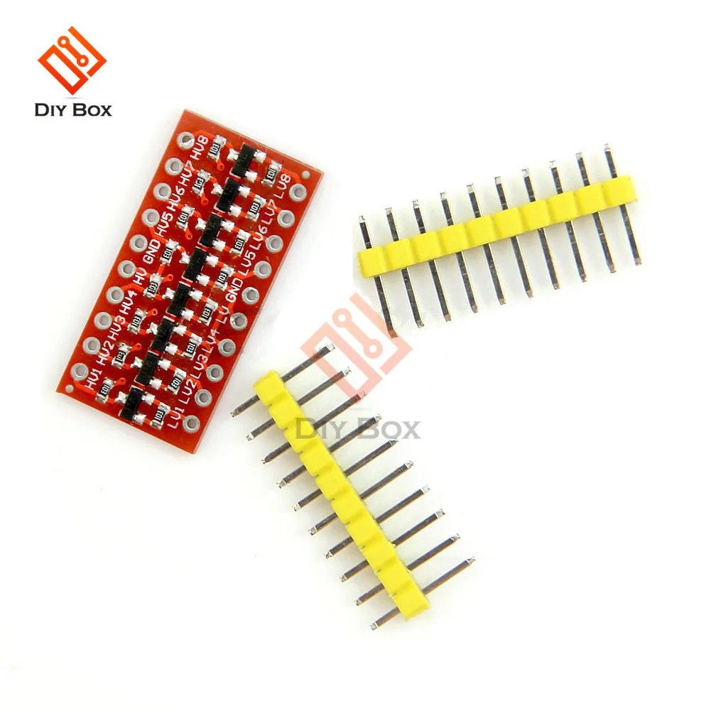 

5PCS/Lot I2C IIC 8 Channel Logic Level Converter Module Bi-Directional Module For Arduino Step Up 3.3V To 5V