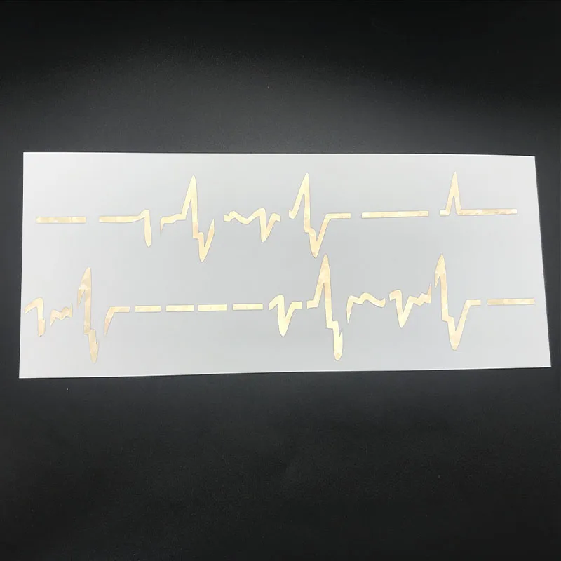 DIY электрокардиограммы гитары гриф инкрустация Стикеры наклейки для