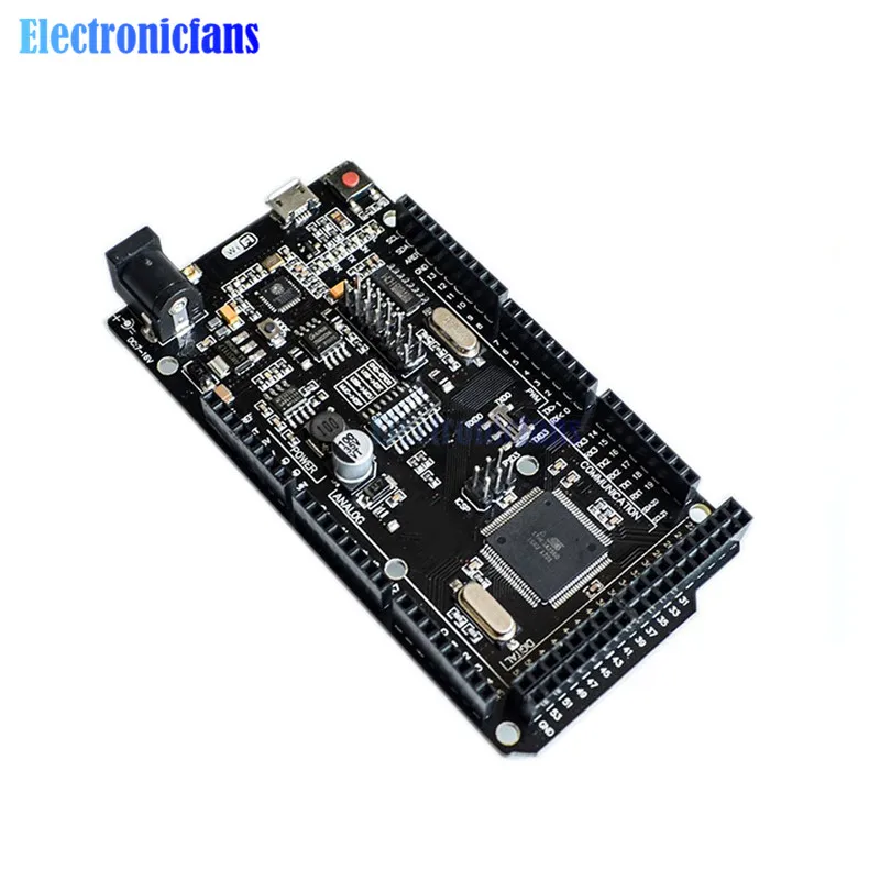 Mega2560 + Wi Fi R3 ATmega2560 ESP8266 (32 Мб памяти) с поддержкой CH340G в виде CH340G. Совместим Arduino Mega