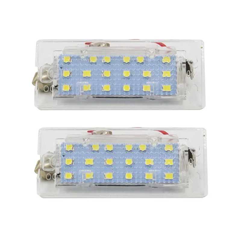 Белые светодиодные с CANbus номерной знак светильник лампа 18 SMD 3528 для BMW E53 X5 1999 2003 E83