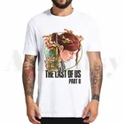 Футболка с надписью Последняя из США, Часть II, модная футболка в стиле Харадзюку, топ с принтом в стиле хип-хоп для девушек, футболки в стиле Харадзюку, модная летняя футболка