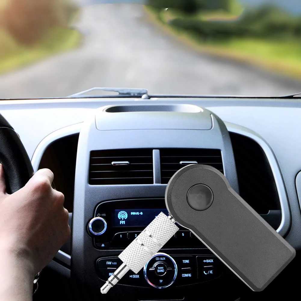 

AUX Wireless Music Adapter Handsfree Car Kit Audio Receiver Wireless Music Adapter Bluetooth-compatible V5.0 EDR Audio Receiver