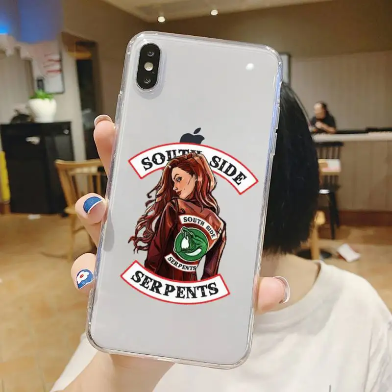 

American TV Riverdale Phone Case Transparent soft For iphone 5 5s 5c se 6 6s 7 8 11 12 plus mini x xs xr pro max