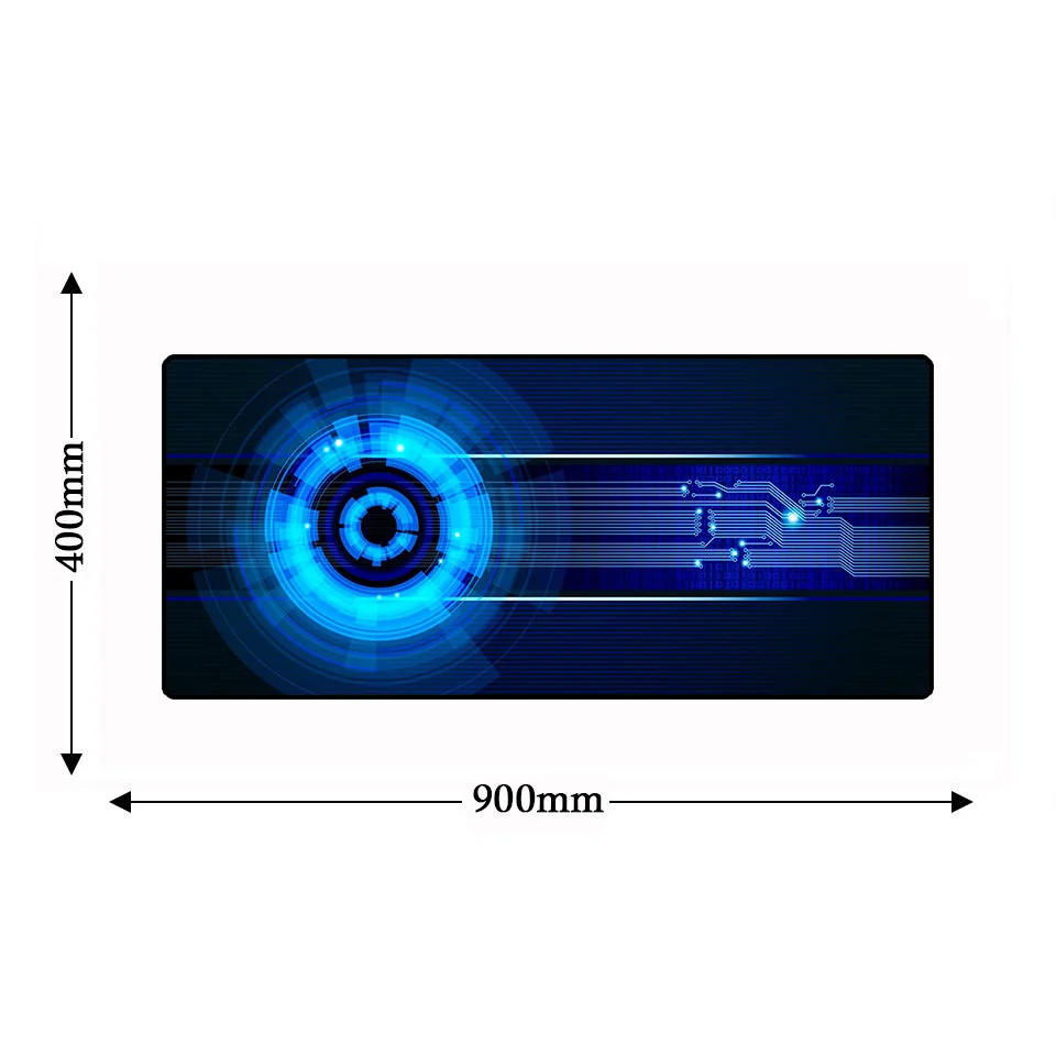 Прямоугольная Galaxy 900*400*3 мм большая клавиатура с закругленными краями коврик для